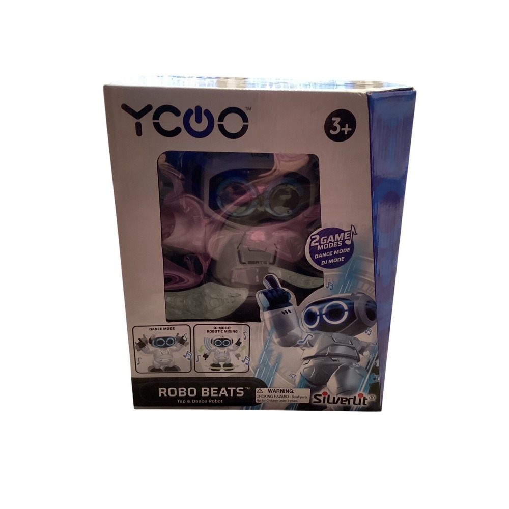 Silverlit YCOO Robo Beats Tap and‎ Dance Robot White Blue Electronic Toy 88587